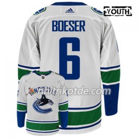 Vancouver Canucks Trikot BROCK BOESER 6 Adidas Weiß Authentic - Kinder